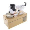 Az Trading & Import AZ Trading & Import MPT801 White Black Spot My Dog Piggy Bank Robotic Coin Munching Toy Money Box Spot; White & Black MPT801 White Black Spot